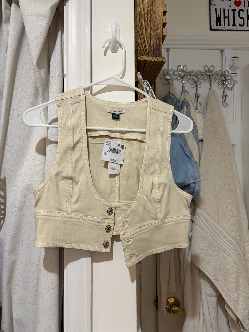 American Eagle denim top
